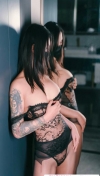 御姐爆乳纹身厌厌
